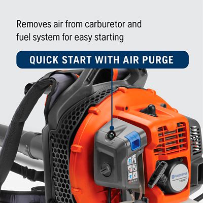 Image showing 5 th Husqvarna 150BT 270 MPH/765 CFM 51cc Gas Backpack Leaf Blower
