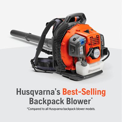 Image showing 6 th Husqvarna 150BT 270 MPH/765 CFM 51cc Gas Backpack Leaf Blower