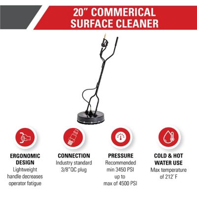 Image showing  20 in. 4,500 PSI Industrial Surface Cleaner
