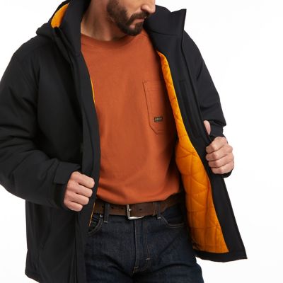 Image showing  Men's Waterproof Rebar Storm Fighter 2.0 Insulated Work Jacket