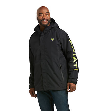 Ariat Men's Rebar Stormshell Logo Waterproof Work Jacket - 1728478 