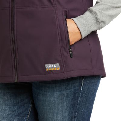 Image showing  Women's Rebar Stretch Canvas Softshell Work Vest