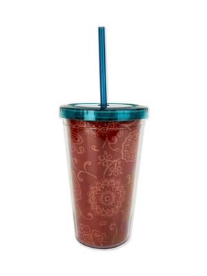 Bella Bug 16 oz. Red Bandana Tumbler