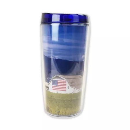 Bella Insect 16 oz Tumbler with barn landscaping Tumblers