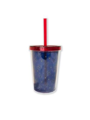 Bella Bug 10 oz. Kids' Blue Bandana Acrylic Tumbler