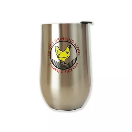 Bella Insect 14 oz Stainless Steel Wine Tumbler with Don't Drink Alone Design Tumblers