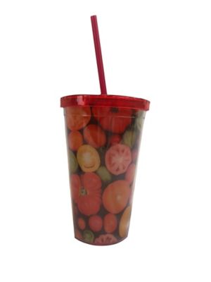 Bella Bug 16 oz. Tumbler, Tomato Pattern