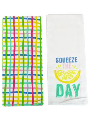 HaynesBesco Group Squeeze the Day Tea Towel Set, 2 pc.