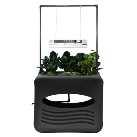 Good Ideas 45 gal Aspen AquaGrow Plastic Aquaponic System Dark Granite Planters