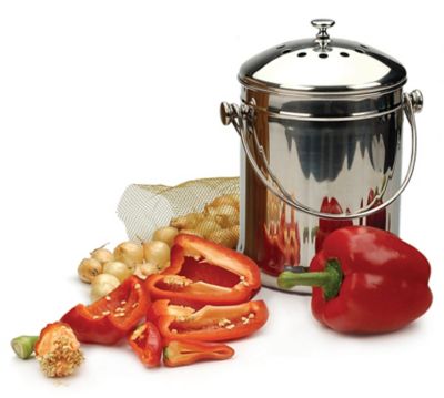 Image showing  3 qt. Compost Wizard Essentials Steel Compost Kit