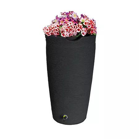 Good Ideas 50 gal Impressions Eco Stone Rain Barrel Recycled Material Rain Barrels