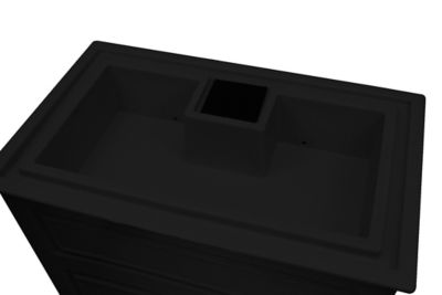 Image showing  42 gal. Savannah Eco Elevated Garden Rain Saver Barrel, Recycled Material