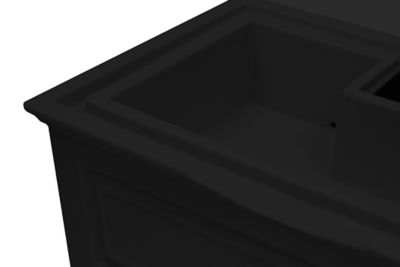 Image showing  42 gal. Savannah Eco Elevated Garden Rain Saver Barrel, Recycled Material