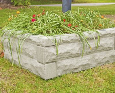 Image showing  2 ft. Garden Wizard Stone Landscape Border Wall, Sandstone