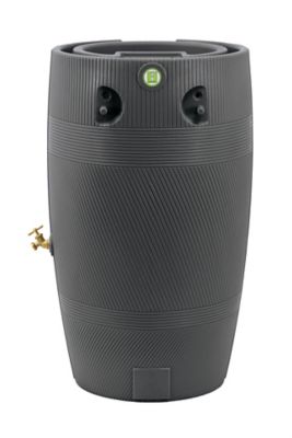 Image showing  50 gal. Impressions Havana Rain Saver Barrel, Dark Granite
