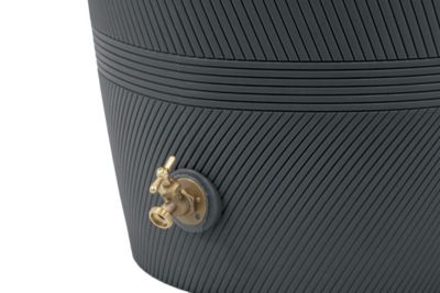 Image showing  50 gal. Impressions Havana Rain Saver Barrel, Dark Granite