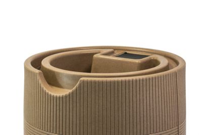 Image showing  50 gal. Impressions Havana Rain Saver Barrel, Khaki Granite