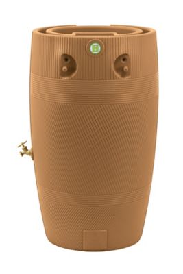 Image showing  50 gal. Impressions Havana Rain Saver Barrel, Terra Cotta