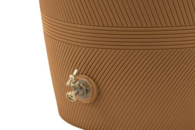Image showing  50 gal. Impressions Havana Rain Saver Barrel, Terra Cotta