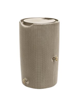 Good Ideas Bali 50 Gal Flat Top Rain Saver Desert Sand