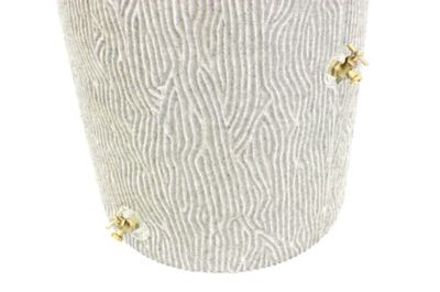 Image showing  50 gal. Impressions Bark Rain Saver Barrel, Sandstone