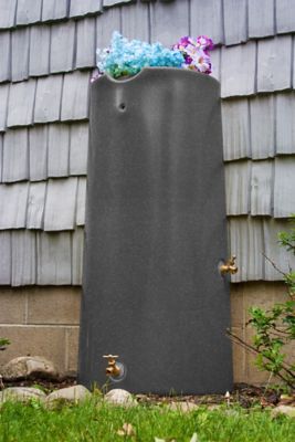 Image showing  50 gal. Impressions Reflections Rain Saver Barrel, Dark Granite