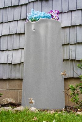 Image showing  50 gal. Impressions Reflections Rain Saver Barrel, Light Granite