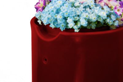 Image showing  50 gal. Impressions Reflections Rain Saver Barrel, Marsala