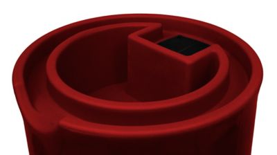 Image showing  50 gal. Impressions Reflections Rain Saver Barrel, Marsala