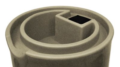 Image showing  50 gal. Impressions Reflections Rain Saver Barrel, Sandstone