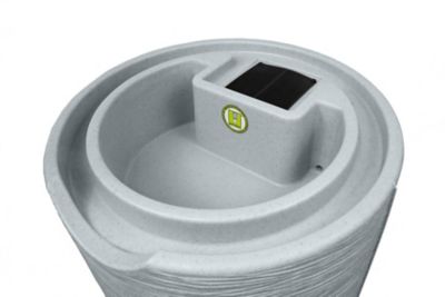 Image showing  50 gal. Impressions Stone Rain Saver Barrel, Light Granite