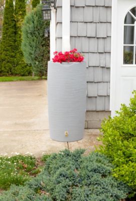 Image showing  50 gal. Impressions Stone Rain Saver Barrel, Light Granite