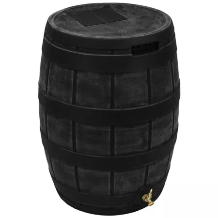 Good Ideas 50 gal Rain Vault Rain Barrel Black Rain Barrels