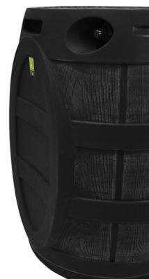 Image showing  50 gal. Rain Vault Rain Barrel, Black