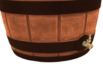 Image showing  50 gal. Rain Vault Rain Barrel, Terra Cotta, Darkened Ribs