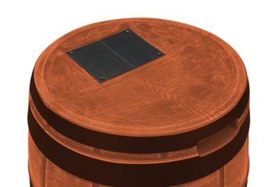 Image showing  50 gal. Rain Vault Rain Barrel, Terra Cotta, Darkened Ribs