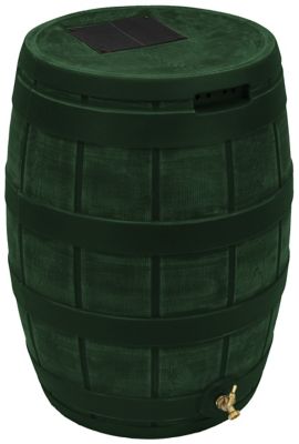 Good Ideas 50 gal. Rain Vault Rain Barrel, Green