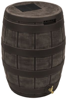 Good Ideas 50 gal. Rain Vault Rain Barrel, Oak