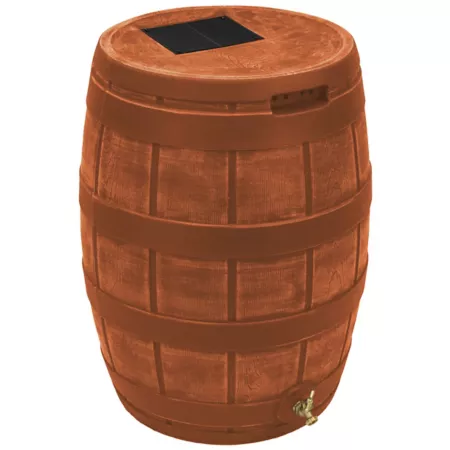 Good Ideas 50 gal Rain Vault Rain Barrel Terracotta Rain Barrels