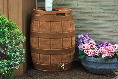 Image showing  50 gal. Rain Vault Rain Barrel, Terra Cotta