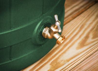 Image showing 5 th Good Ideas 40 gal. Rain Wizard Rain Barrel, Green