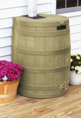 Image showing  40 gal. Rain Wizard Rain Barrel, Khaki