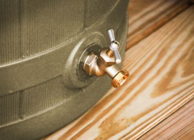 Image showing 5 th Good Ideas 40 gal. Rain Wizard Rain Barrel, Khaki