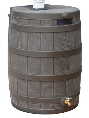 Good Ideas 40 gal. Rain Wizard Rain Barrel, Oak