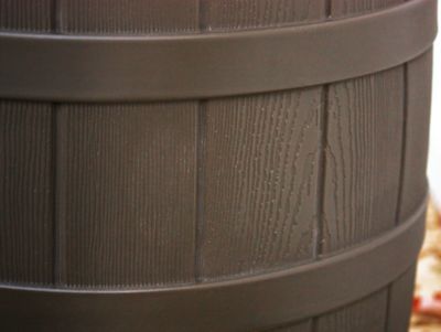 Image showing  40 gal. Rain Wizard Rain Barrel, Oak