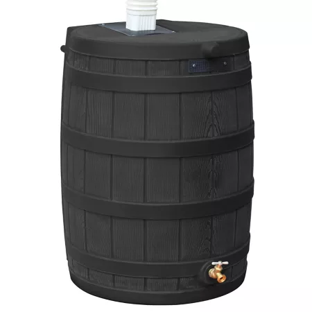 Good Ideas 50 gal Rain Wizard Rain Barrel Black Rain Barrels