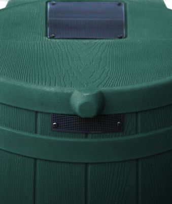 Image showing 5 th Good Ideas 50 gal. Rain Wizard Rain Barrel, Green, Diverter Kit