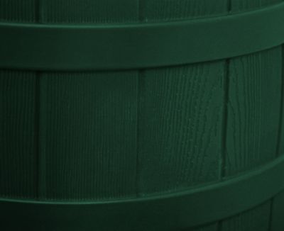 Image showing 6 th Good Ideas 50 gal. Rain Wizard Rain Barrel, Green, Diverter Kit