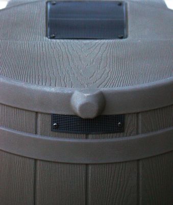 Image showing 5 th Good Ideas 50 gal. Rain Wizard Diverter Kit, Oak