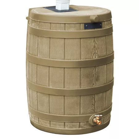 Good Ideas 50 gal Rain Wizard Rain Barrel Khaki Rain Barrels